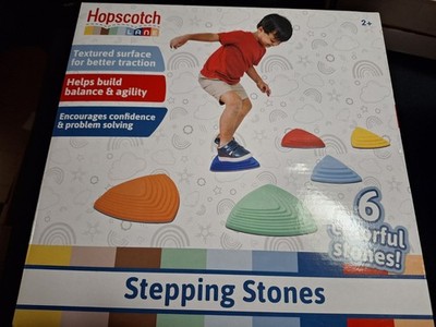 Hopscotch Lane Stepping Stones 6 Piece Multicolor Ages 3+ Coordination & Balance