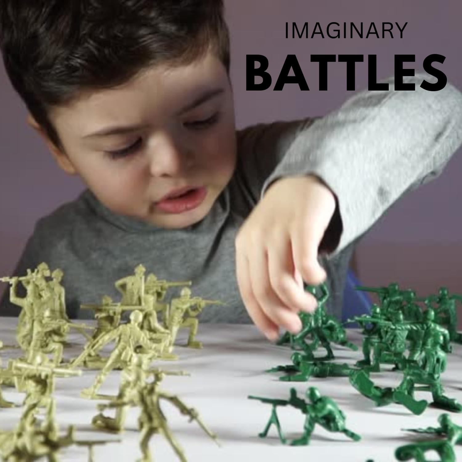 Liberty Imports 200 PCS Army Men Toy Soldiers Military Action Figures Bucket ...