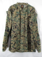 Medium Long Blouse/Coat/Shirt/Top Marpat Woodland Camo MCCUU USMC Marines