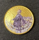 Colorized Kennedy Half Dollar Civil War Gettysburg Address Free Shipping