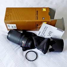 Nikon 70-300mm F/4.5-5.6 AF-S VR IF ED G Lens Boxed