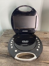 USED Sylvania Portable DVD Player 7 inch SDVD7046-BLACK MISSING AC ADAPTER