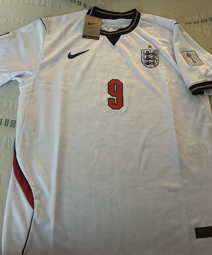 Nike England Harry Kane #9 Soccer Jersey Men's L - White/Red/Black