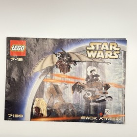 LEGO Star Wars 7139 Ewok Attack 100% COMPLETE w/ Minifigs & Instructions Retired