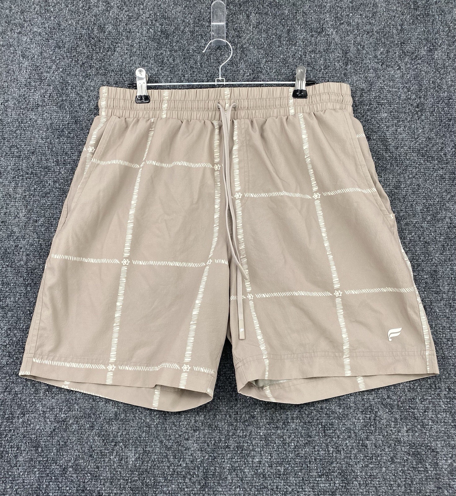 Fabletics Beige Grid Pattern Matching Shirt & Sho… - image 12