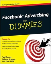 Facebook Advertising for Dummies (Paperback or Softback)