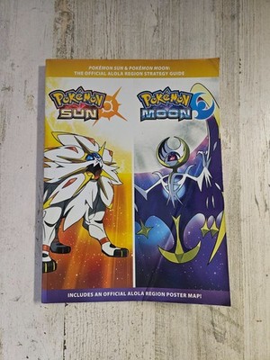 POKEMON SUN & MOON Official Alola Region Strategy Guide Book & Poster Map 2016
