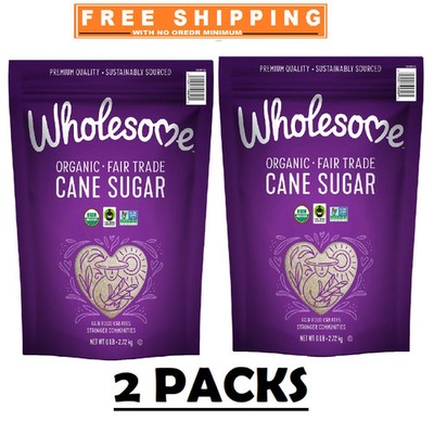 2 Pack - Wholesome Organic Cane Sugar (6 lbs.)