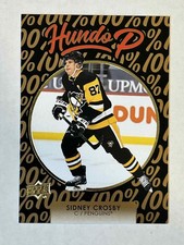2021-22 Upper Deck Hundo P Gold Sidney Crosby - Penguins