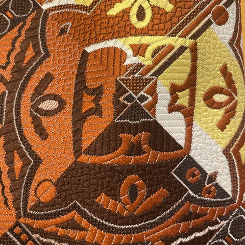 Cravatta vintage hipster paisley Union made in USA taglia 4” larghezza 54” lunga di Damon - Foto 3 di 6