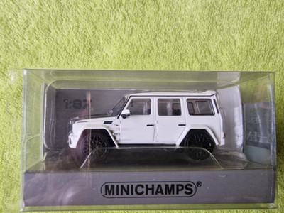 Minichamps 870 037101 MB Mercedes Benz Brabus 850 Widestar G-Klasse weiß 1:87 H0