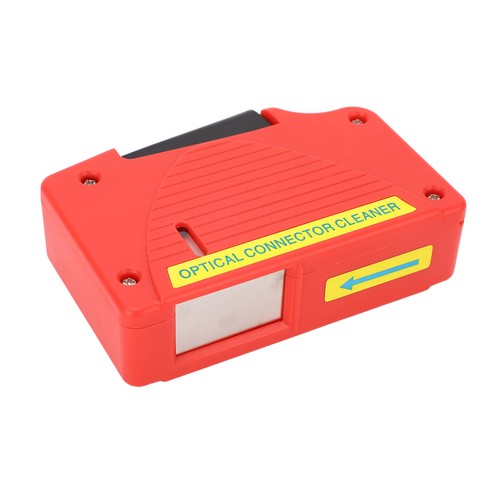 ^Red Optical Fiber Cleaning Box Compact Lightweight SC FC LC ST Fiber Optic - Afbeelding 11 van 12