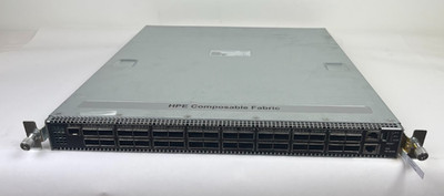 HPE FM 3032Q Fabric Switch R1N27A w/ PSU F301-R0872 DPS-800AB-16K 100GbE