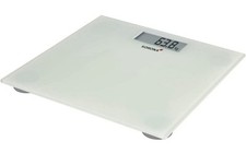 KORONA digitale Personenwaage 180kg Mira Abschaltautomatik Glaswaage weiß 
