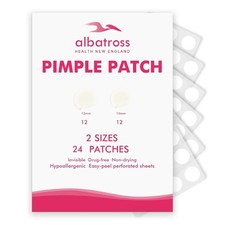 Invisible Hydrocolloid Acne Pimple Patches for Face 24 Count 2 Sizes