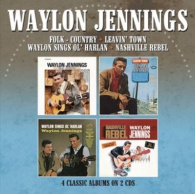 Folk-Country/Leavin' Town/Waylon Sings Ol' Harlan/Nashville Rebel - 4 Albums