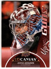 Justus Annunen 2021-22 Upper Deck UD Canvas Young Guns Rookie #C362 Colorado