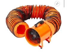 Uimoso 12" Portable Extractor Fan Blower 33ft Duct Hose Ventilator Industrial