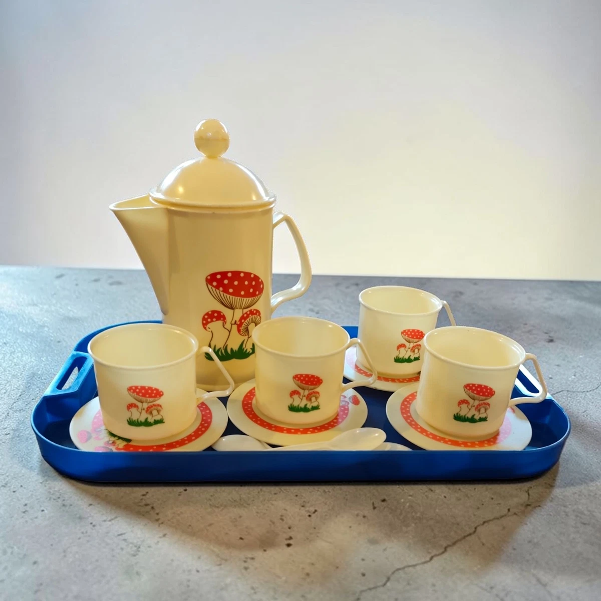 Dînette Vintage Bleue « La Nounourserie