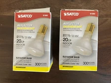 2 - Satco R11-1/2 12-16V 20CP 
