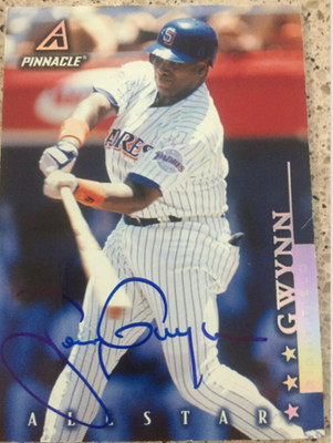 1998 Pinnacle Jumbo #20 Tony Gwynn San Diego Padres Baseball Card HOF 2007