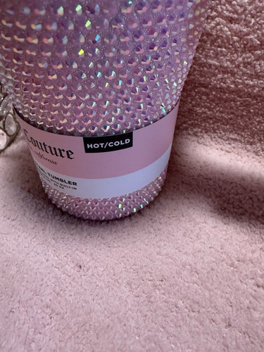 Bellissimo bicchiere acqua JUICY COUTURE BLING ACCIAIO INOX 40 oz Bling Baby!!! - Foto 11 di 11