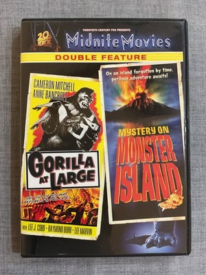 Midnite Movies Double Feature Gorilla at Large Mystery on Monster Island DVD
