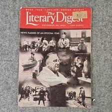 The LITERARY DIGEST DECEMBER 29, 1934 News Flashes Epochal Year Babe Ruth Vtg