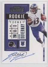 2020 Panini Contenders RPS Variation Devin Duvernay #132 Auto 1s6