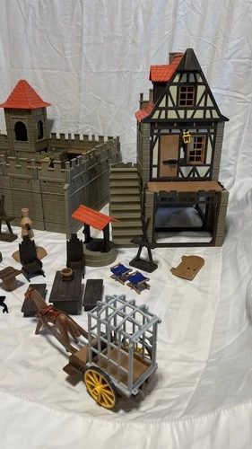 Vintage Playmobil Castle 3446 Playmobil Medieval Knights 3674 Knights Inn 3448
