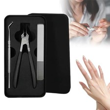 Wide Jaw Opening Anti-Splash Slanted Nail Clipper, Curved Nail Clipper AN