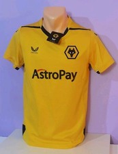 Wolverhampton Wolves 2022/23 home football shirt jersey New JXL or Small Castore