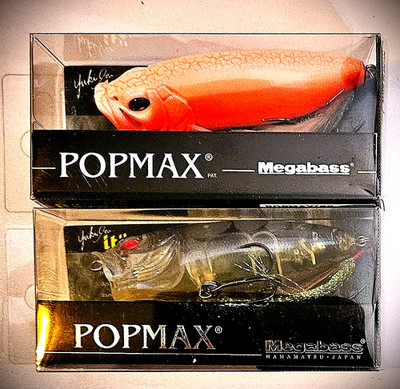 Megabass Popmax SP-C Limited Series 2-Pack - V-Ore & Red Eye Glass Shrimp!!