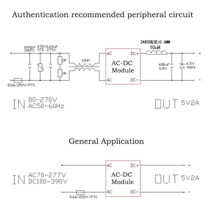 AC-DC converter power supply module AC 110V 220V 230V to 5V 12V 24V switch zk - Image 2 of 4