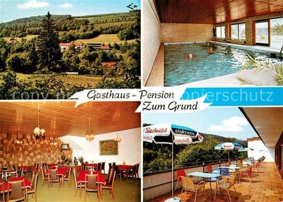 Reisenbach Guest House Pension Zum Grund Restaurant Indoor Pool Terrace