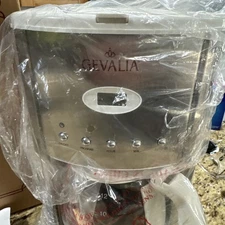 Gevalia Stainless Steel Coffee Maker Black, 12 Cup, Programmable .New In Box Cpx