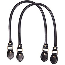 PH PandaHall 2pcs Leather Purse Handles 24.2  Sew On Bag Handles Purse