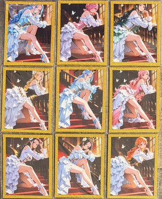 ONE PIECE CCG (GOLD) - Waifu Anime Goddess Cards - Bordered, Standard Size