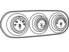 HEATER CLIMATE TEMPERATURE CONTROL 6LW60LXHAA 2015-2017 JEEP RENEGADE