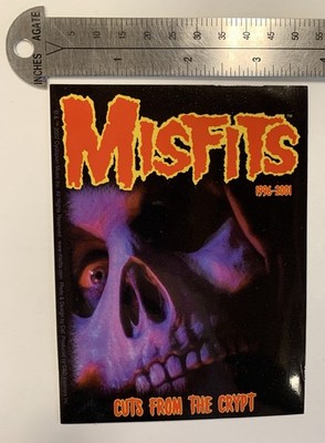 Misfits 1996-2001 Cuts From The Crypt Glossy Sticker
