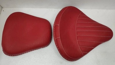 Fit For Royal Enfield Classic 350 Front Rear Seat Harley Style Red Colour