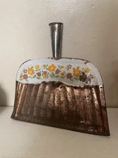 Rare JV Reed Flower Garden Copper Dustpan 