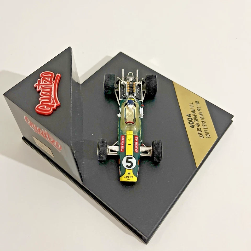Model Lotus 49 South African Gp 1968 Graham Hill Quartzo Q4004 1/43 F1 - Immagine 3 di 4