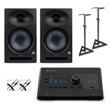PreSonus Quantum ES4 Audio Interface w/Eris Monitors/Cables/Stands STUDIO8