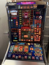 PARTY TIME FRUIT MACHINE £100 JACKPOT, DELUXE CABINET,INCLUDING NOTE RECYCLER, 