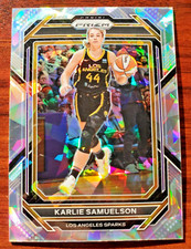 2023 Panini WNBA Prizm Silver Cracked Ice #66 Karlie Samuelson LA Sparks