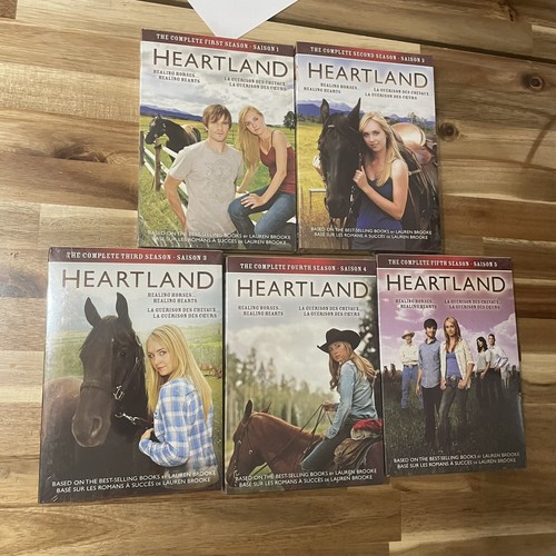 Heartland: Season 1 - 5 Sealed New 1 2 3 4 5 DVDs LOT Horses