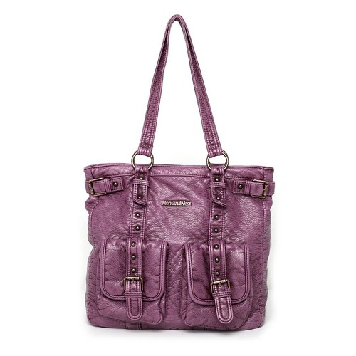 Montana West Damen Stone Wash Schnalle Carry-All - NEU - Bild 15 von 19