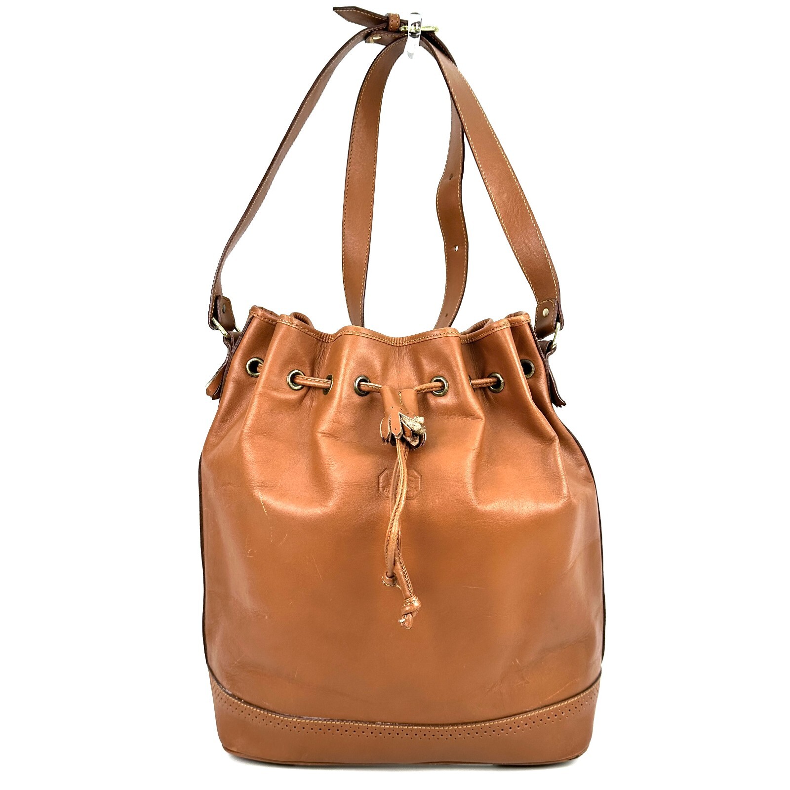 Bolso de Hombro Burberry Nova Cartera con Cordón a Cuadros Cuero Auténtico de Japón 0134