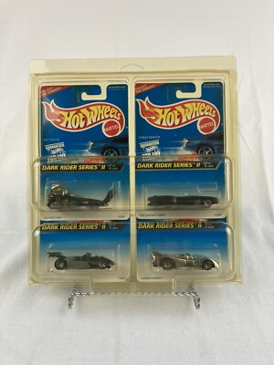 Hot Wheels 4 Car 1995 Dark Rider Series II Set Collector #400